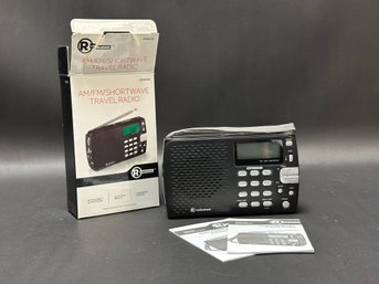 AM/FM/Shortwave Travel Radio By RadioShack, NewOld Stock