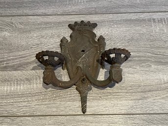 Antique Cast Iron Sconce