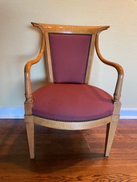 Vintage French Empire Style Fauteuil Chair 2 Of 2