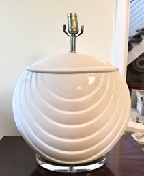 Glazed Ceramic Table Lamp