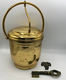 MCM Solid Brass Ice Bucket & More (T)