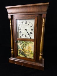 Antique Mantel/wall Clock, Late 1800s