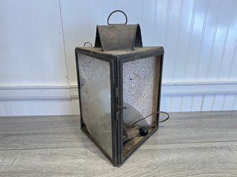 Antique Large Tin Lantern