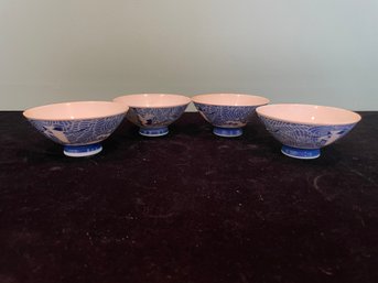 Japanese Porcelain Rice Soup Bowls