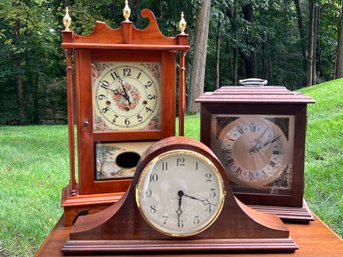 Group Of Vintage Clocks