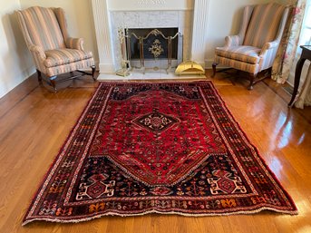 Vintage Room Size Persian Oriental Rug Carpet, Measures 73' X 99' (LR 2)