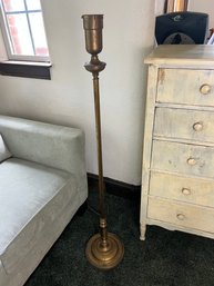 Brass Torchiere Style Floor Lamp