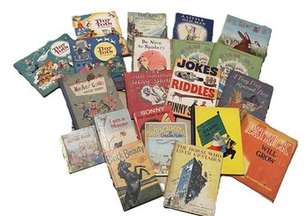 Wonderful Collection Of Vintage Children's Books From 40's On Up