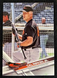 2017 Topps Update Cal Ripken Jr. Variation Short Print