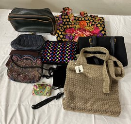 Selection Of Women's Bags, Purses, And Clutches