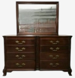 Timeless THE GEORGETOWN GALLERIES Solid MAHOGANY Dresser And Mirror