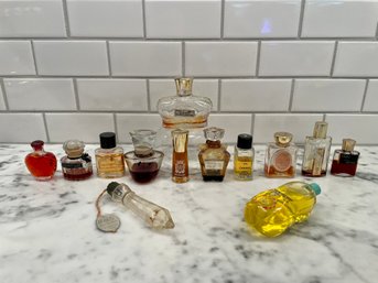 Antique And Vintage Perfume Bottles, Small Size Including Antique Estee Lauder