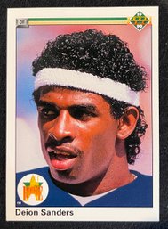 1990 Upper Deck Deion Sanders Rookie Card Coach Prime