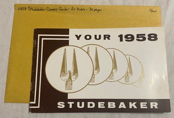 1958 Studebaker Owners Guide All Models