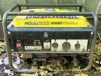 A Champion 4000 Watt Generator