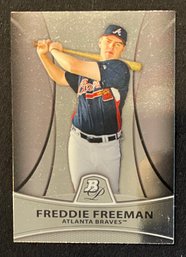 2010 Bowman Platinum Freddie Freeman Rookie Card
