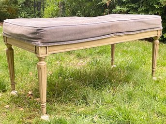 A Vintage Bench In Louis XVI Style