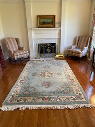 Vintage Room Size Sculpted Chinese Rug Carpet, Measures 6' X 10' (FR 3)
