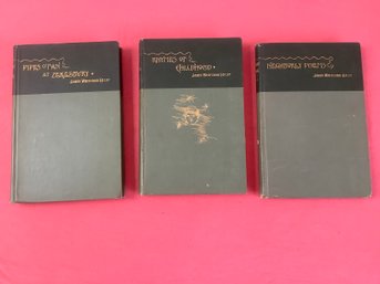 James Whitcomb Riley Book Lot Of 3