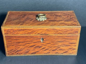 C 1790 George III Tea Caddy In Partridge Wood