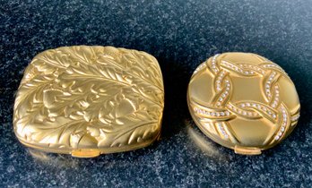 Little Acorns And Diamond Swirl Compacts By Estee Lauder