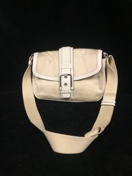 Coach Hampton Beige Convertible Signature Purse