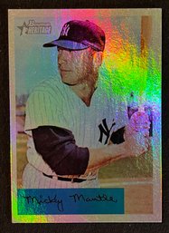 2007 Bowman Heritage Foil Mickey Mantle