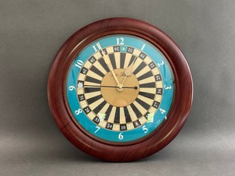 A Super Fun Roulette Wheel Wall Clock By Seth Thomas