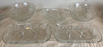 Vintage Glass Serving Pieces