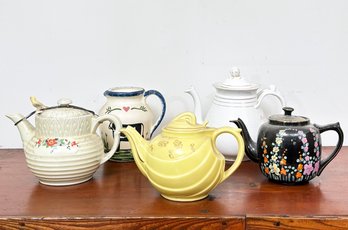 Vintage And Antique Porcelain Tea Pots By Hall And More