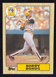 1987 Topps Barry Bonds Rookie Card