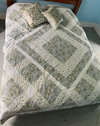 Queen Bead Spread And Two Pillows