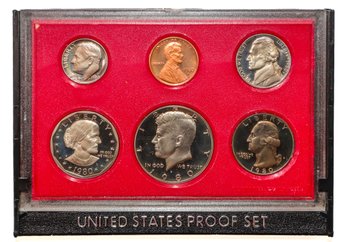 1980 United States Mint Proof Set & Original Government Packaging