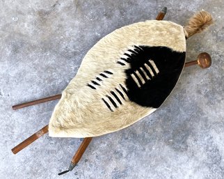 An African Tanned Hide Shield