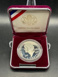 Thomas Jefferson 250th Anniversary Silver Proof Dollar