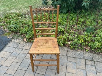 Antique Cane Seat Chair