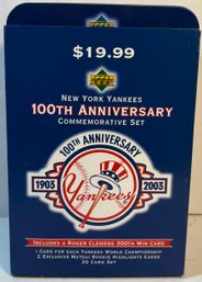 New York Yankees 100th Anniversary Commemorative Set