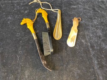 Vintage Shoe Cleaning Set