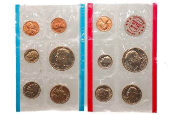 1972 United States Mint Uncirculated Coin Set In Original Packing