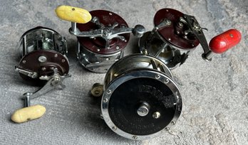 4 Vintage PENN FISHING REELS