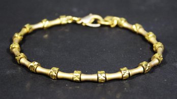 Ann Taylor Gold Tone Bracelet Having Signed Tag