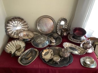 Mixed Silver Plate Lot