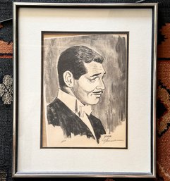 A Caricature Lithograph - Clark Gable - Signed In Plate And In Pencil Newmann