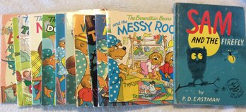 (11) The Berenstain Bears Softcover Books With Sam And The Firefly Hardcover Book - L