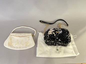 Kate Spade Sequence And Japanese Vintage Beaded Handbags