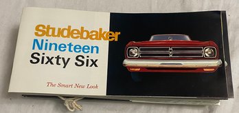 1966 Studebaker Advertisement Pamphlets