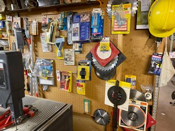 Lot Of Assorted Tools & Saw Blades