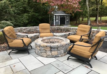 Set Of 4 Patio Conversation Chairs