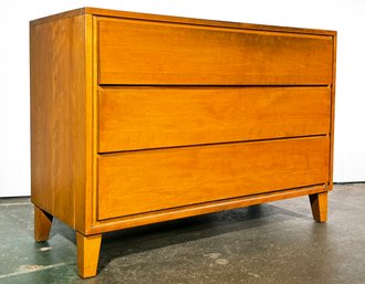 A Vintage Mid Century Modern Solid Birch Dresser By Leslie Diamond For Conant-Ball Furniture, C. 1950's