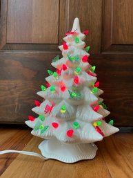 White Ceramic Christmas Tree , 12' Tall